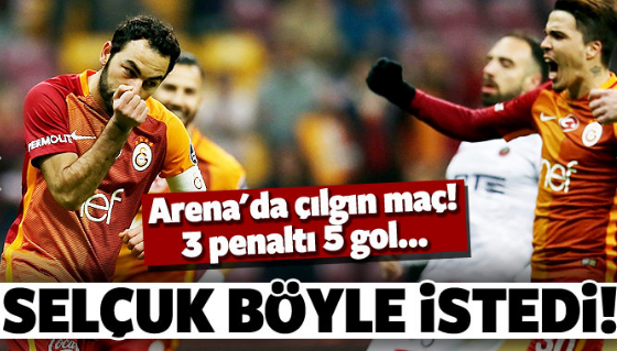 Galatasaray bol gollü maçta kazanmayı bildi