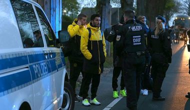 Dortmund otobüsüne yakın noktada patlama