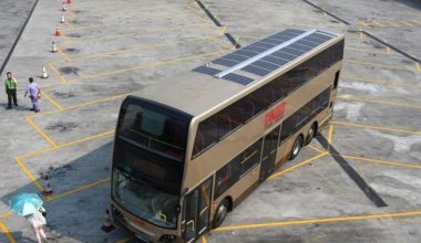 Güneş enerjili soğutmalı ilk çift katlı otobüs üretildi