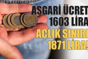 Türkiye’de açlık sınırı 1871 TL oldu