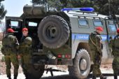 Rus askeri polisi, Menbiç’te devriye