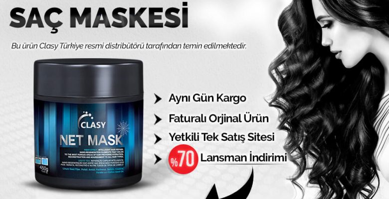 Clasy Net Mask İle Güçlü Saçlar