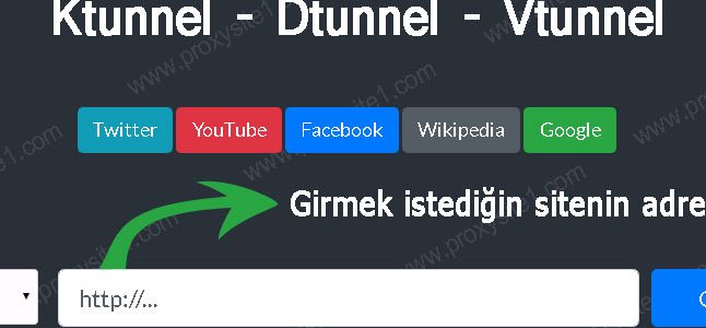 Ücretsiz Ktunnel Proxy Sitesi