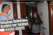 Yahşihan’da tüm hanelere ücretsiz maske dağıtıldı