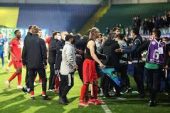 Rizespor-Beşiktaş maçının ardından gerginlik çıktı