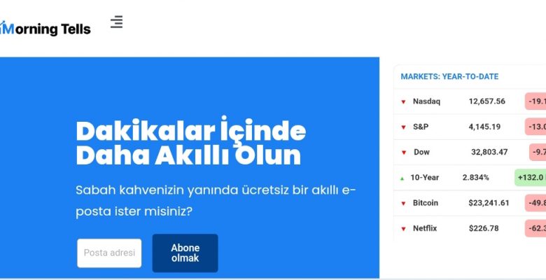 Gelecek Vadeden Bir Startup: MorningTells