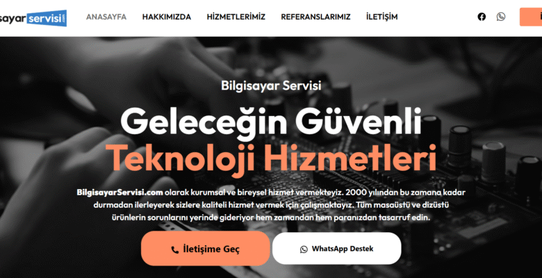 Bilgisayar Teknik Servis Hizmet Kapsamı
