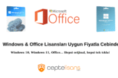 Ceptelisans.com Üzerinden Windows 10 Pro ve Office Lisansları Kolayca Satın Alabilirsiniz